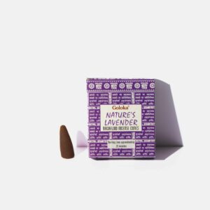 Goloka Lavender Backflow Incense Cones