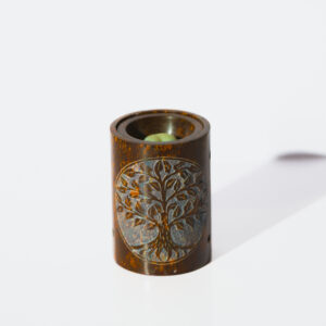 Large Cylindrical soapstone burner